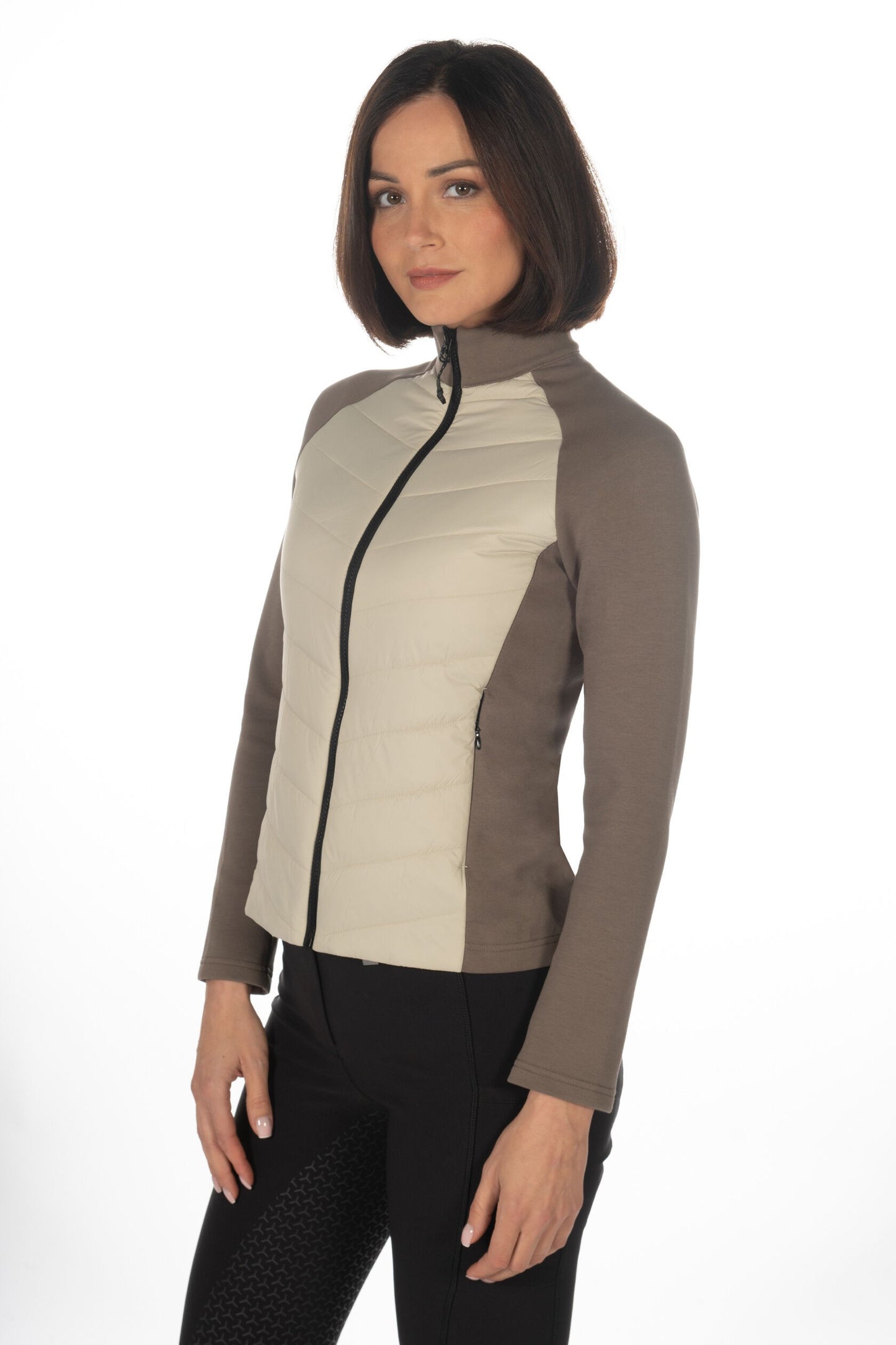 Veste matelassée Amalfi beige taupe