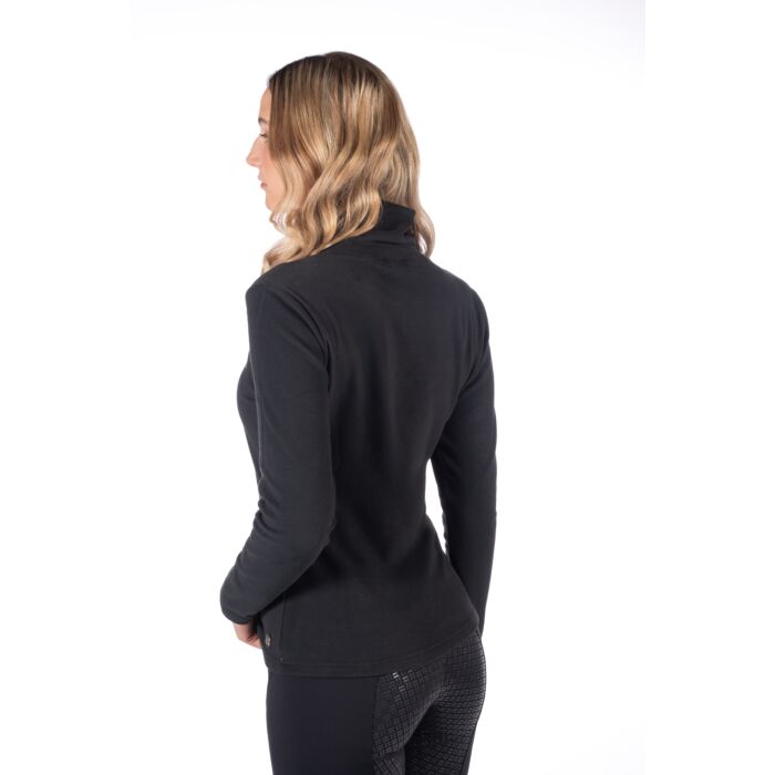 Pull col roulé Eva noir