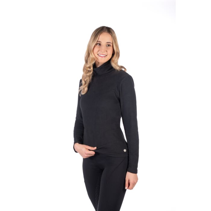 Pull col roulé Eva noir