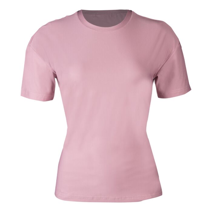 Tee-shirt sporty mesh rose