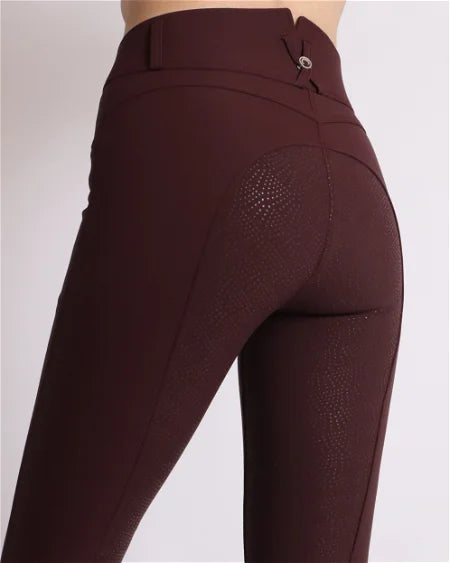 Pantalon Megan taille haute plum