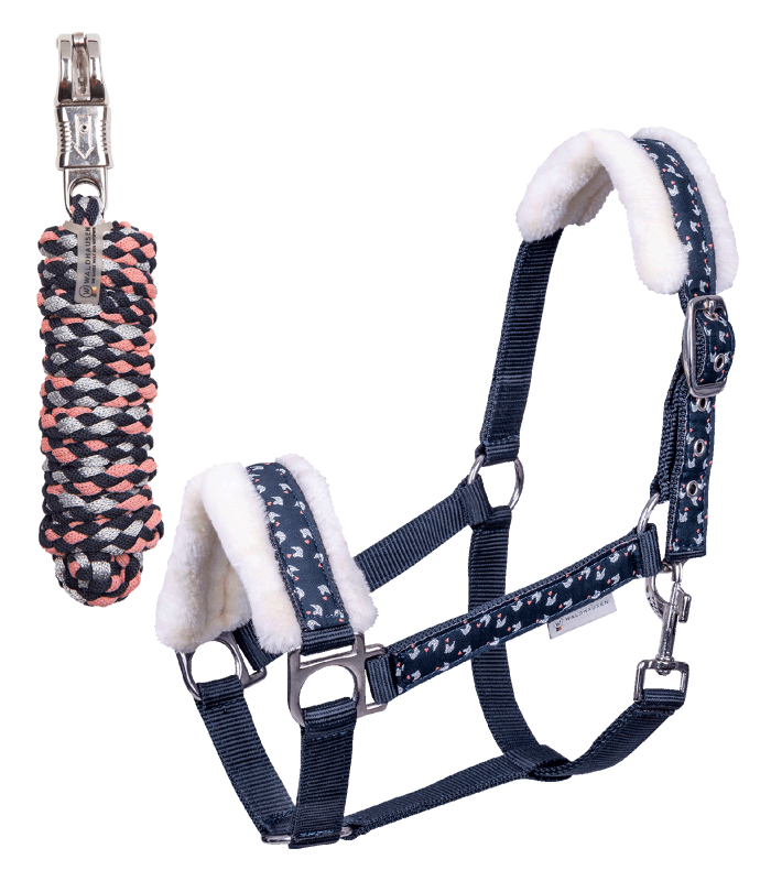 Set licol lucky heart mouton