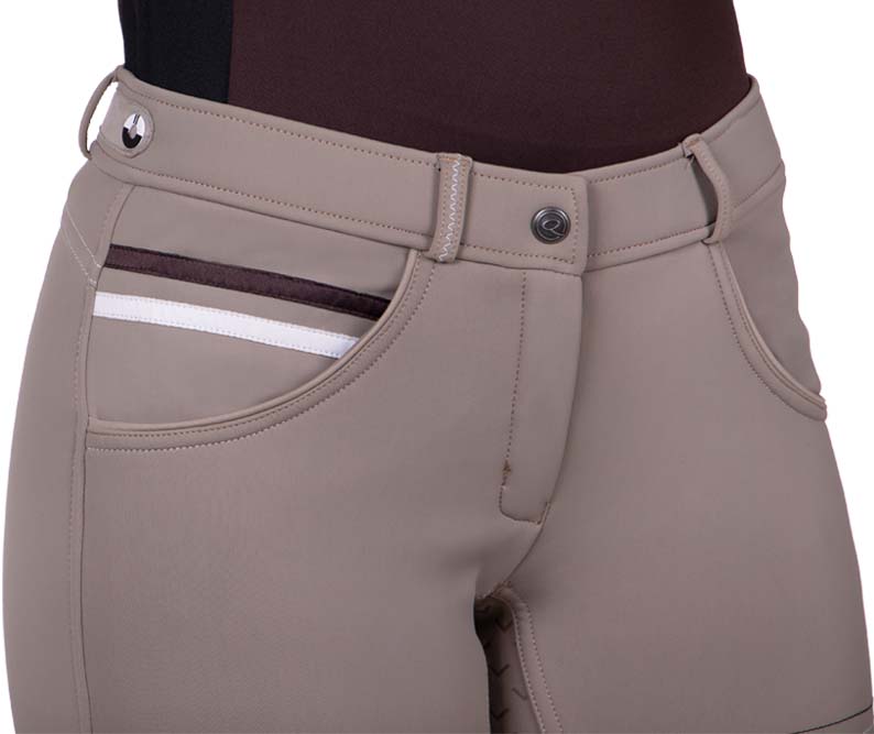 Pantalon softshell Emma beige QHP