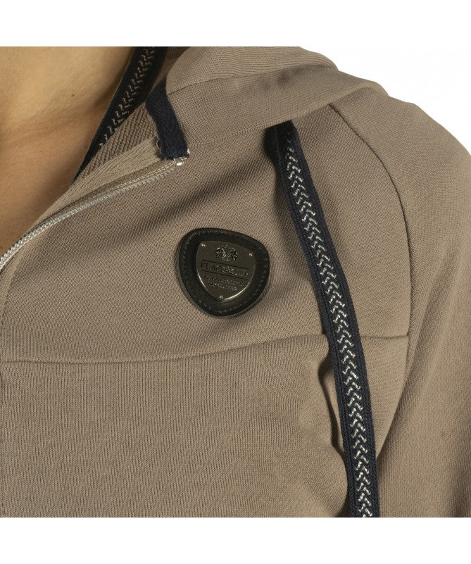 Sweat zip Naousa taupe