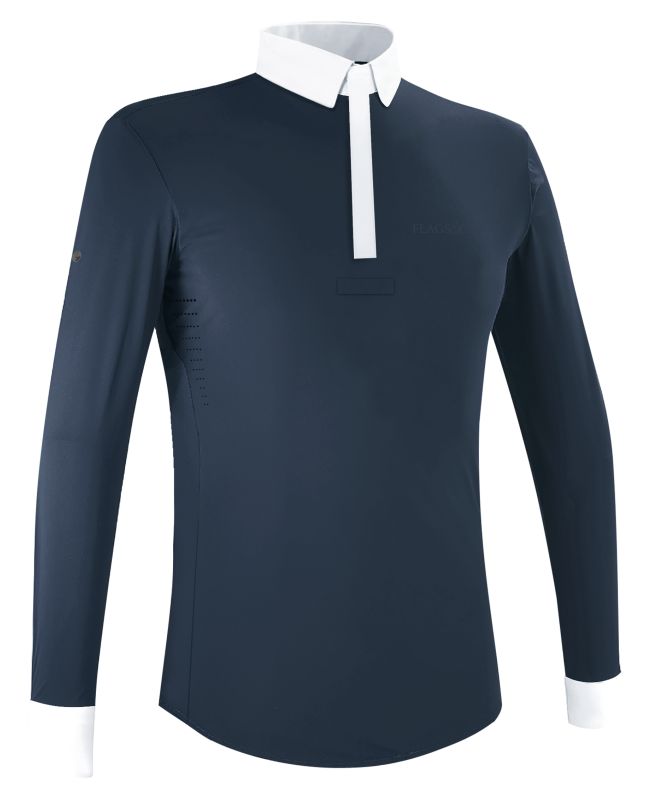 Polo concours homme Wako marine ML