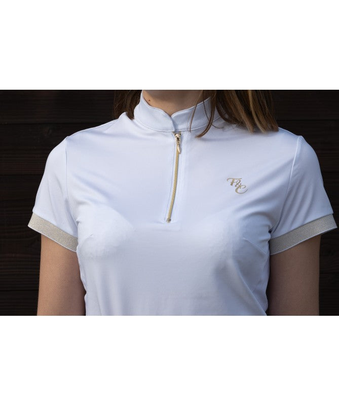 Polo de concours Andria junior blanc