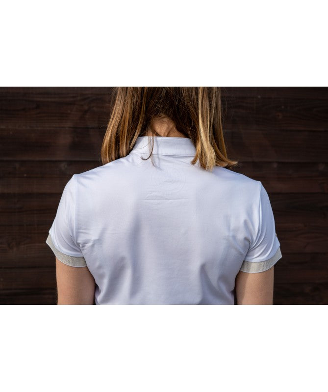 Polo de concours Andria junior blanc