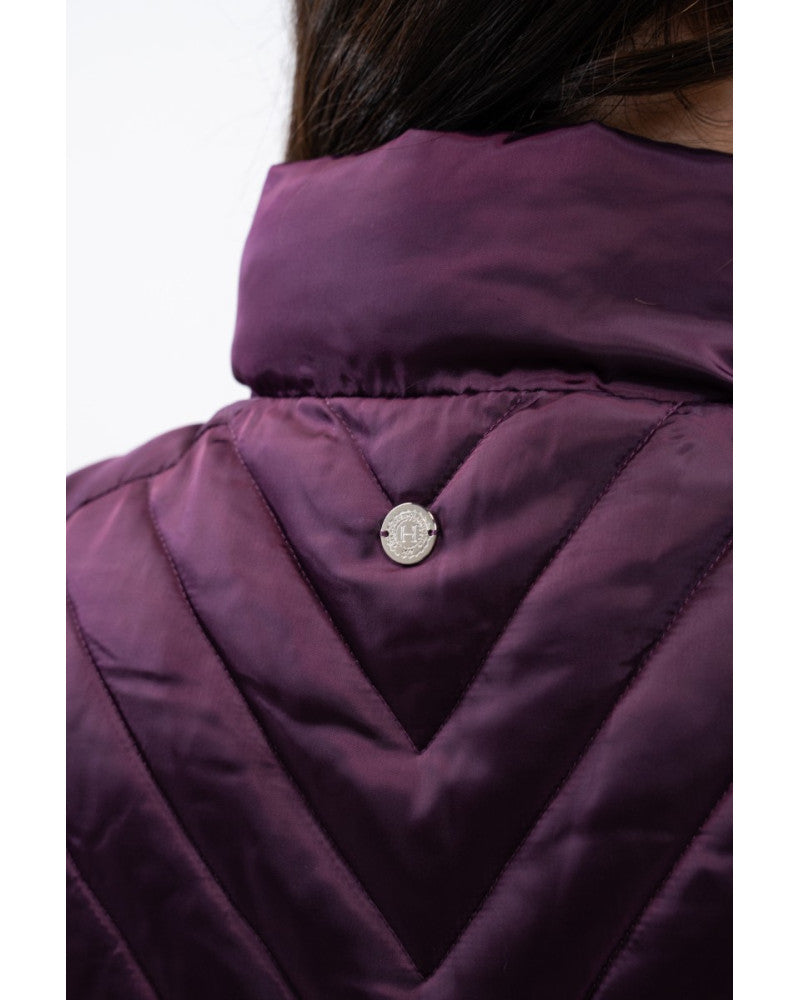 Gilet sans manche Agnes Harcour figue