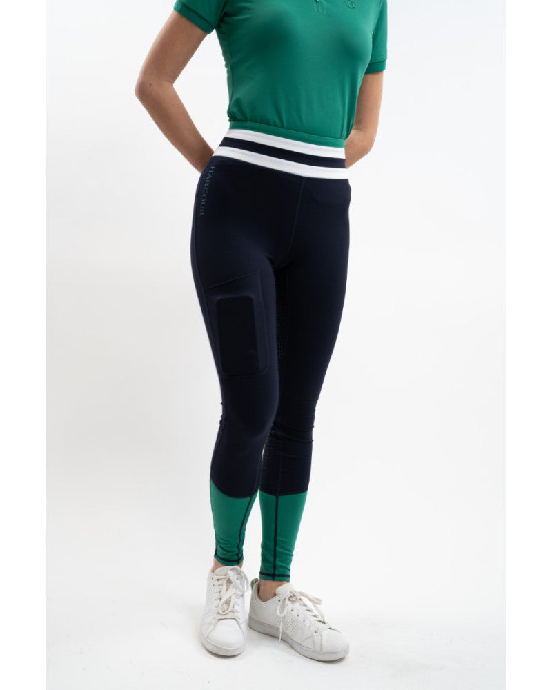Legging full seat Brookie navy emerald