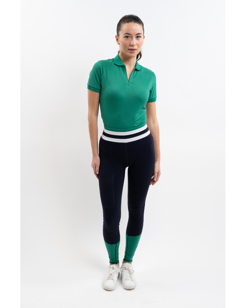Legging full seat Brookie navy emerald