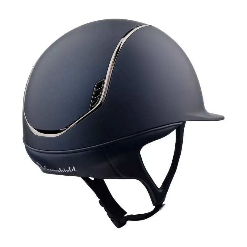 Casque 2.0 shadowmatt blue 5 crystals
