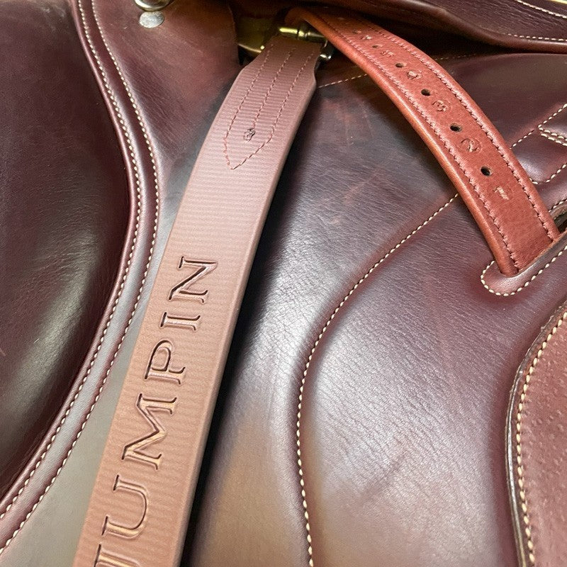 Etrivieres Jump'in cuir et biothane noisette