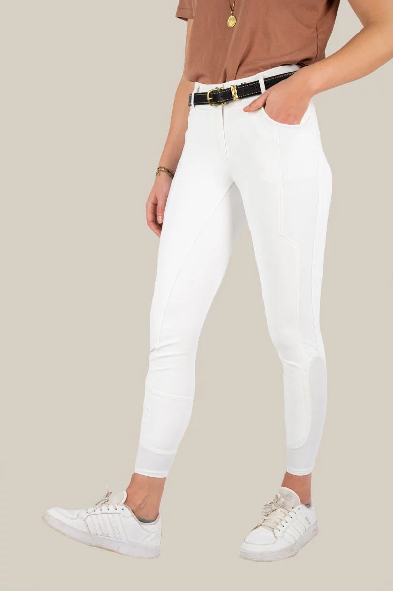 Pantalon femme Flex blanc