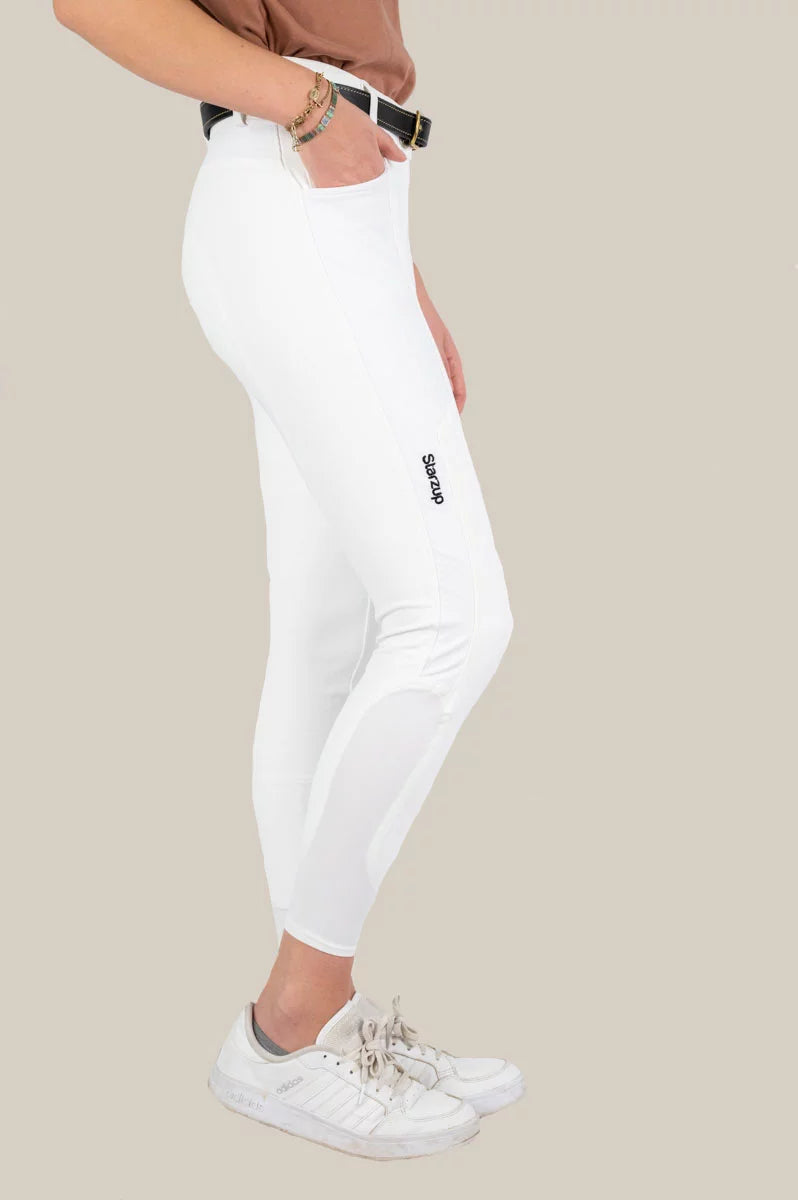 Pantalon femme Flex blanc
