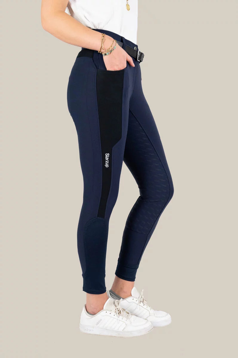 Pantalon femme Flex marine