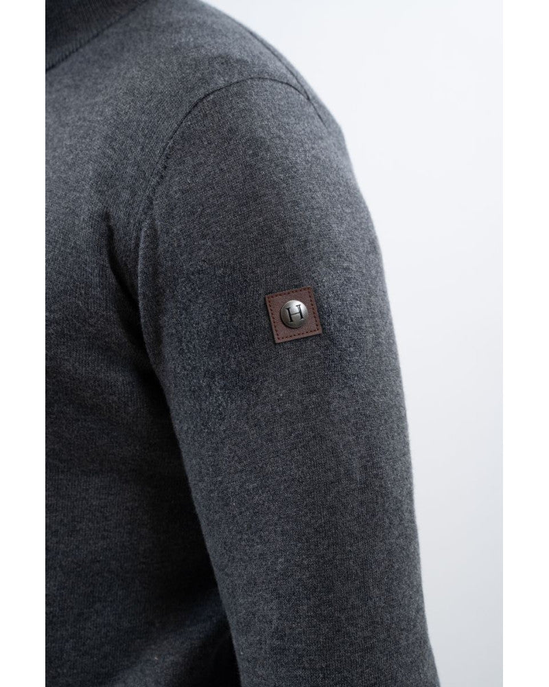 Pull Parmo Harcour gris ardoise