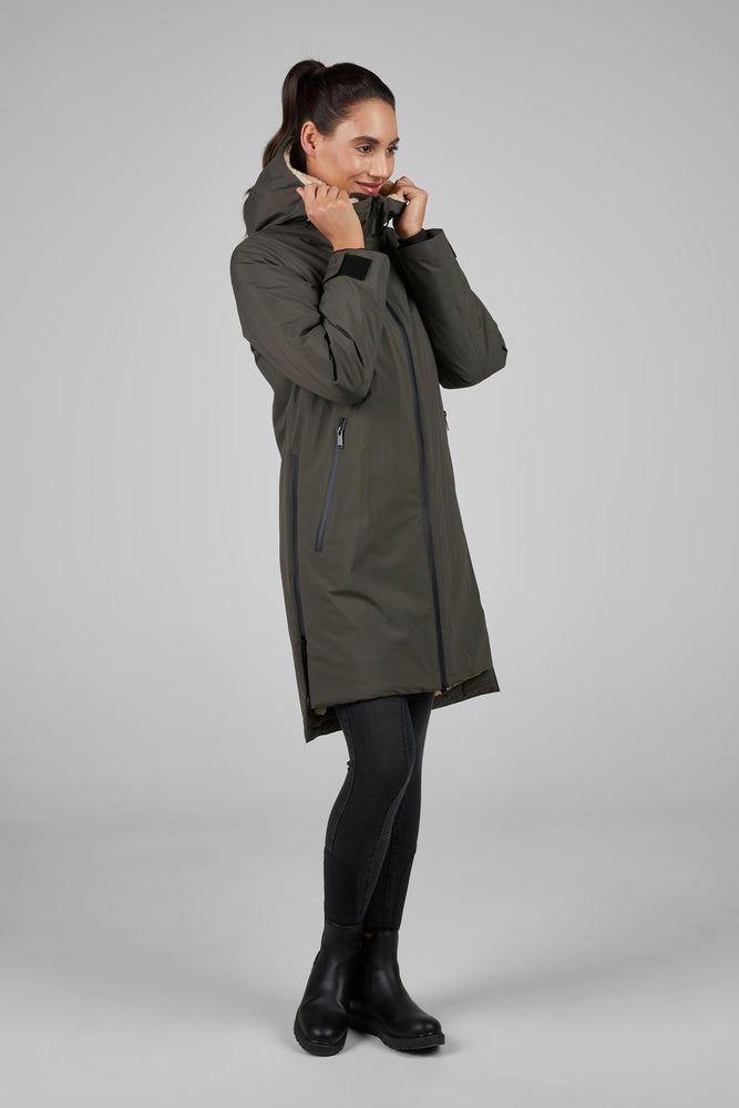 Veste imper teddy Pikeur athleisure kaki