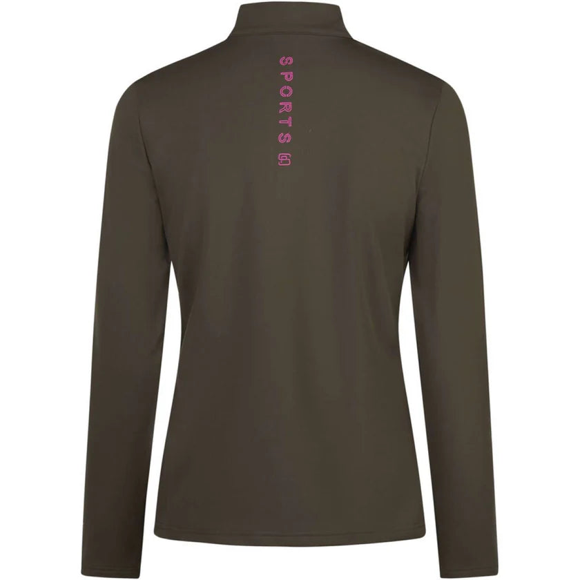 Pikeur zip shirt sport kaki