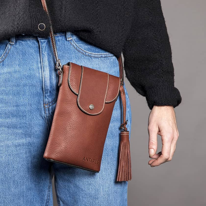 Pochette en cuir Lisbonne