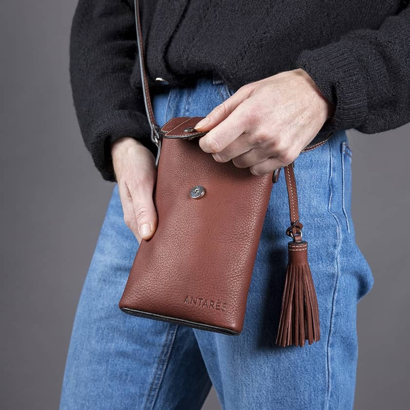 Pochette en cuir Lisbonne