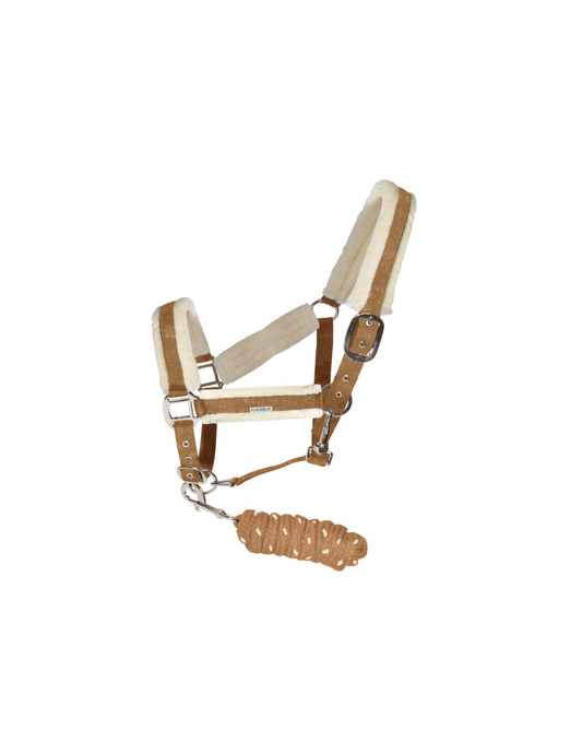 Set licol et longe velours Jamsa vieux rose