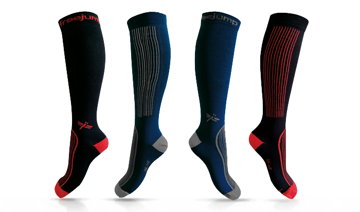 Chaussettes techniques Freejump navy