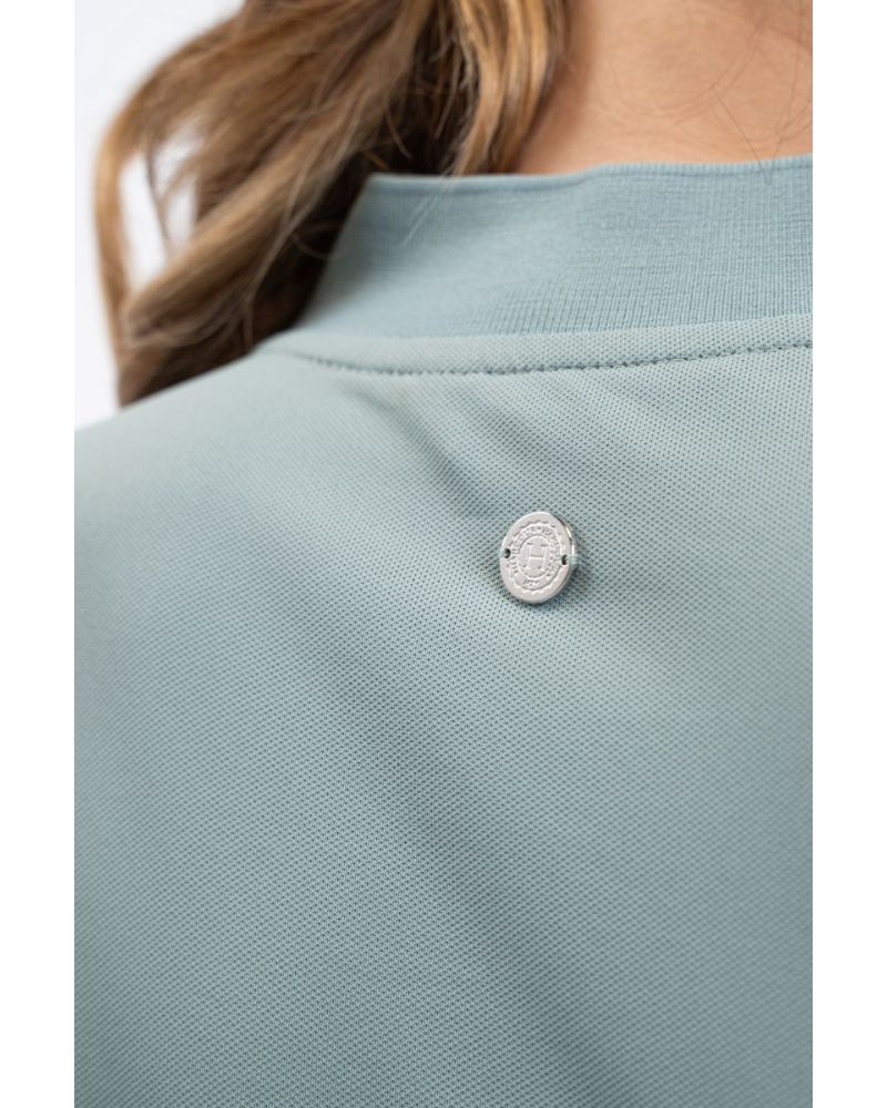 Polo technique Tess grey green
