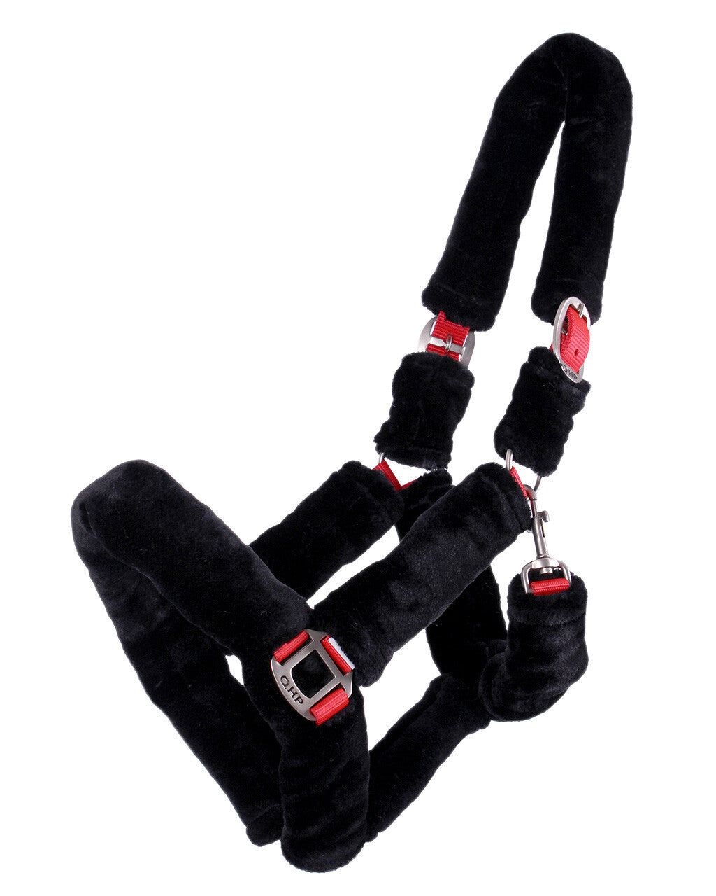 Licol QHP Alaska noir et rouge