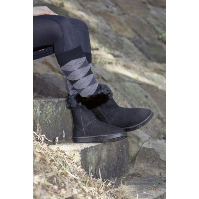 Bottes fourrées Davos fur noires