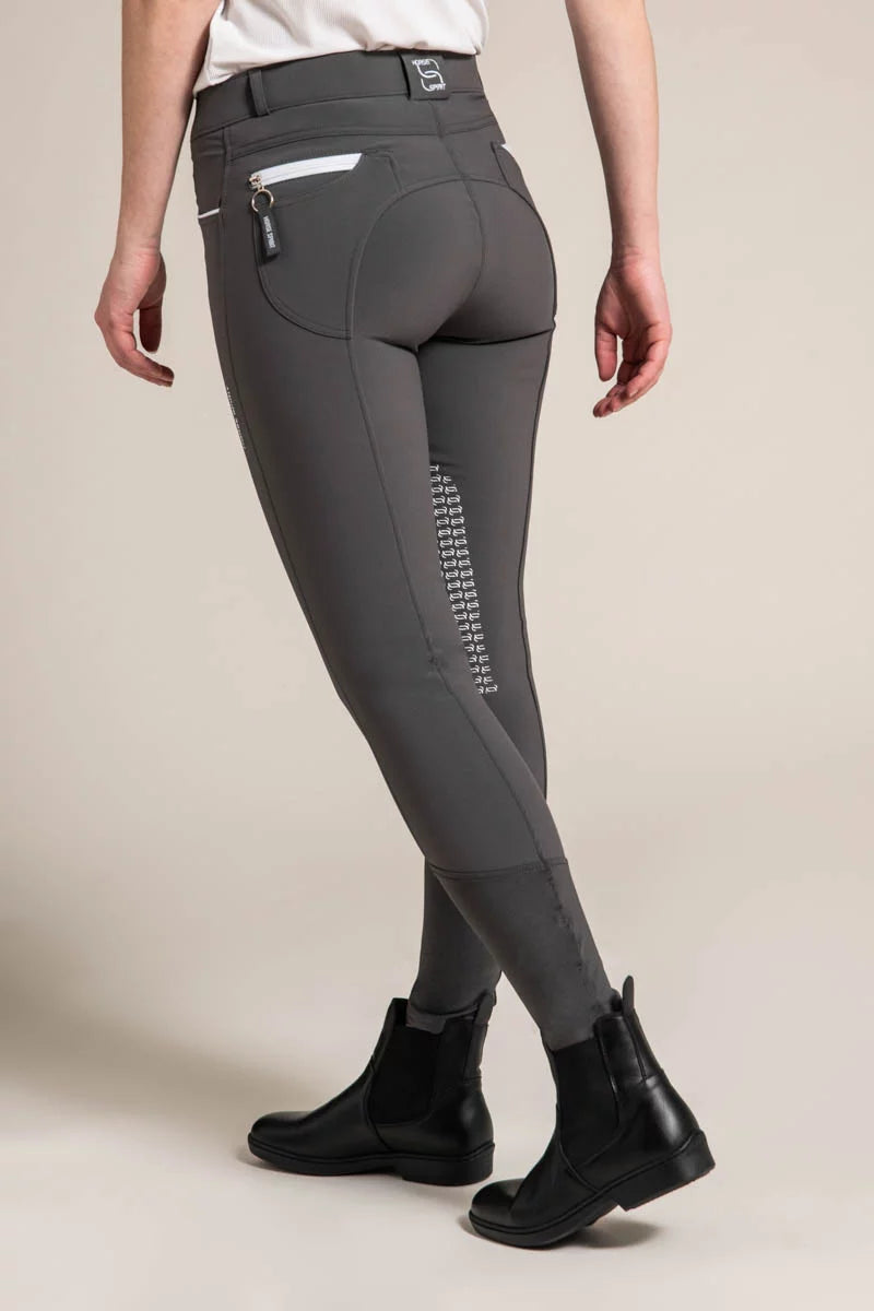 Pantalon Horse Spirit Paris femme gris
