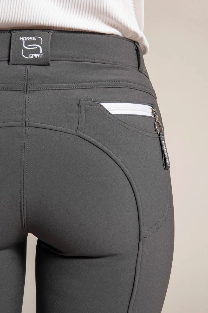 Pantalon Horse Spirit Paris femme gris