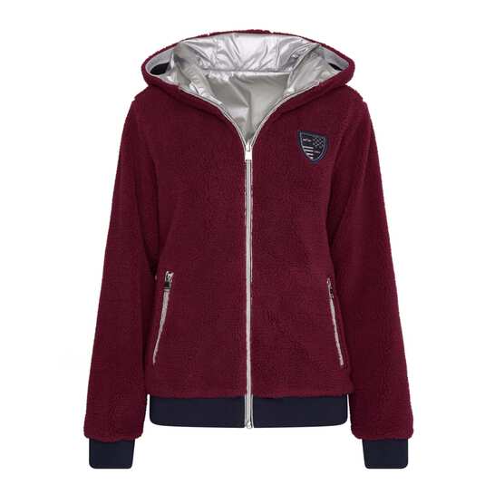 Sweat Gisele prune et argent HV Polo