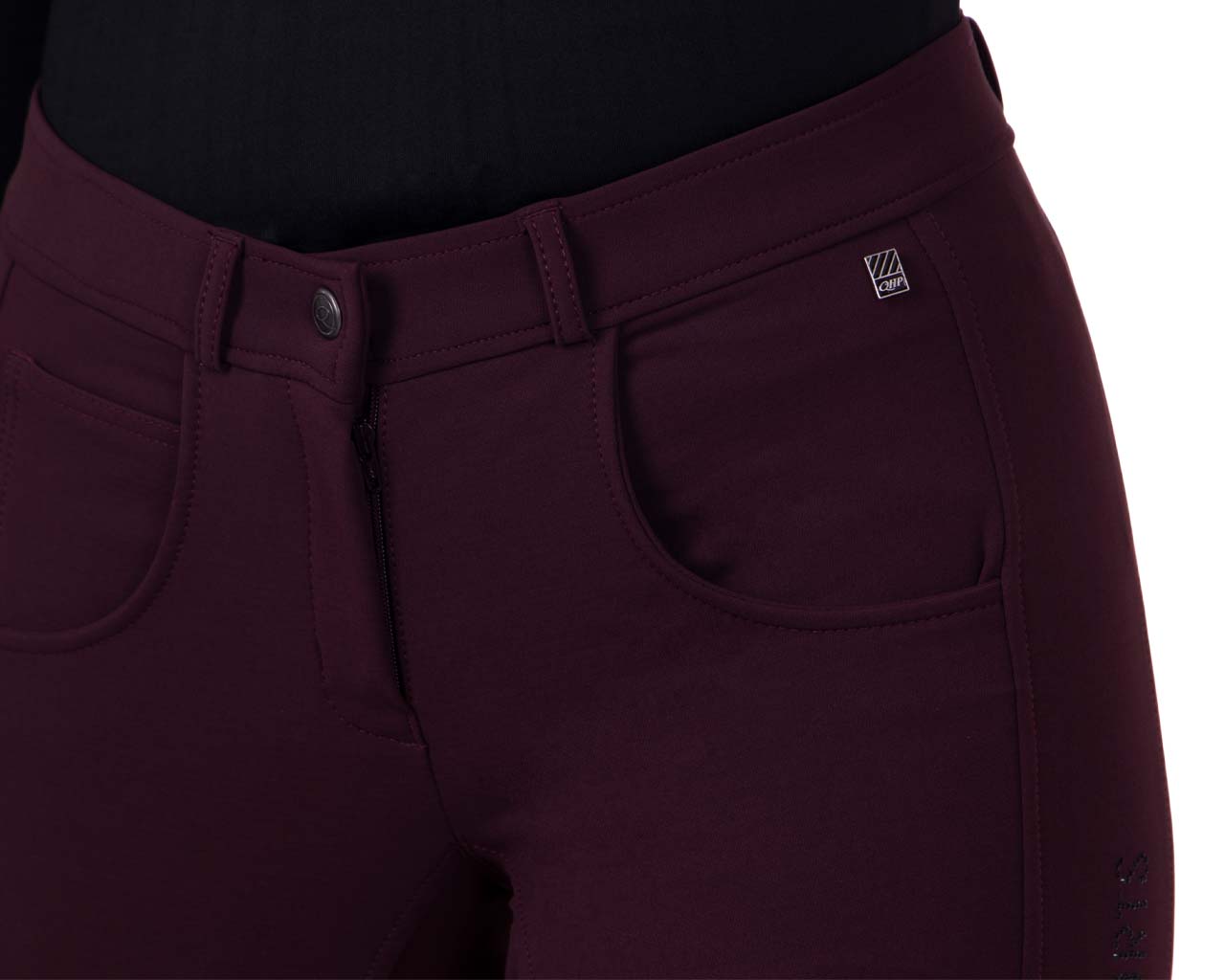 Pantalon Mireille bordeaux QHP