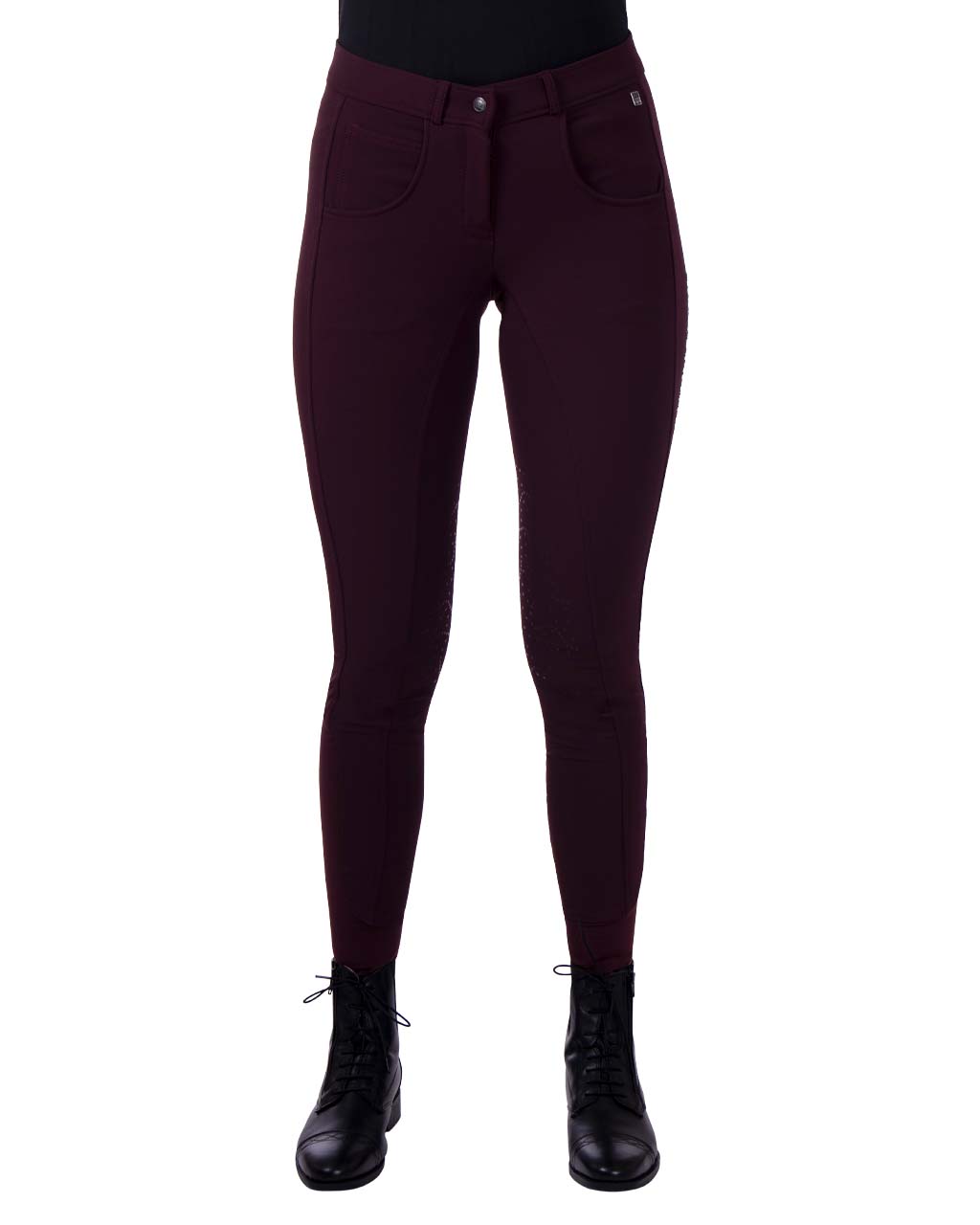Pantalon Mireille bordeaux QHP