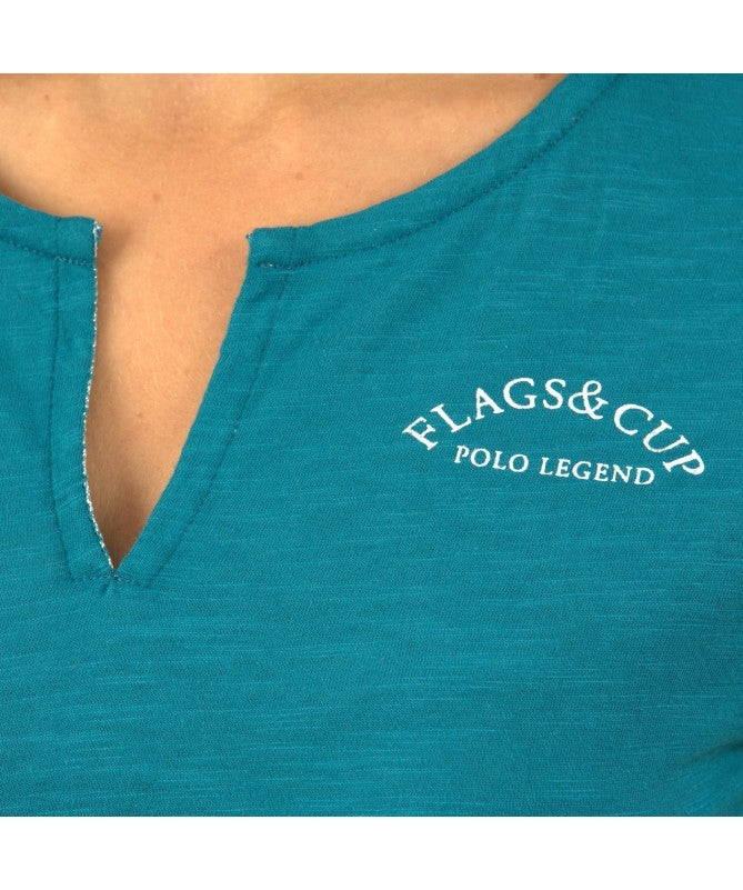 Tee-shirt Ocana bleu emeraude