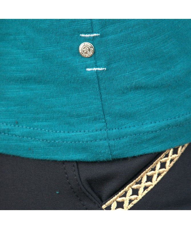 Tee-shirt Ocana bleu emeraude