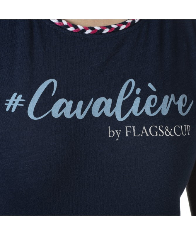 Tee-shirt femme Goya marine