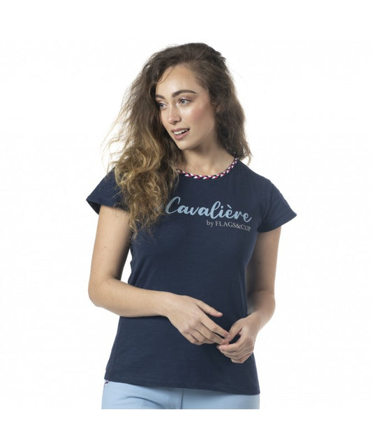 Tee-shirt femme Goya marine