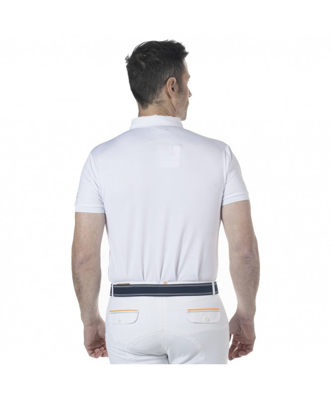 Polo de concours homme Comodoro blanc