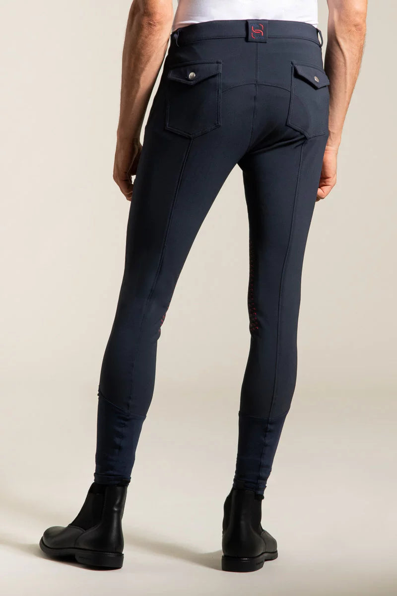 Pantalon Horse Spirit Paris homme marine