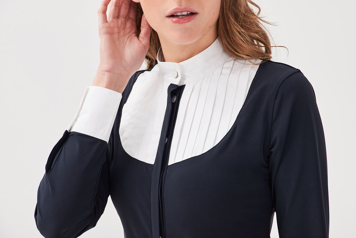 Chemise Gaze Jacandra marine