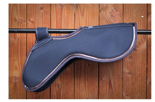 Amortisseur mesh Jump'in marine et chocolat vernis