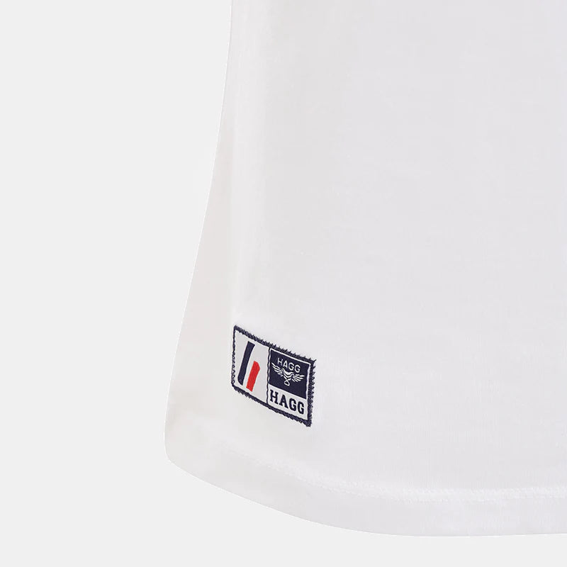 Tee-shirt Hagg blanc homme