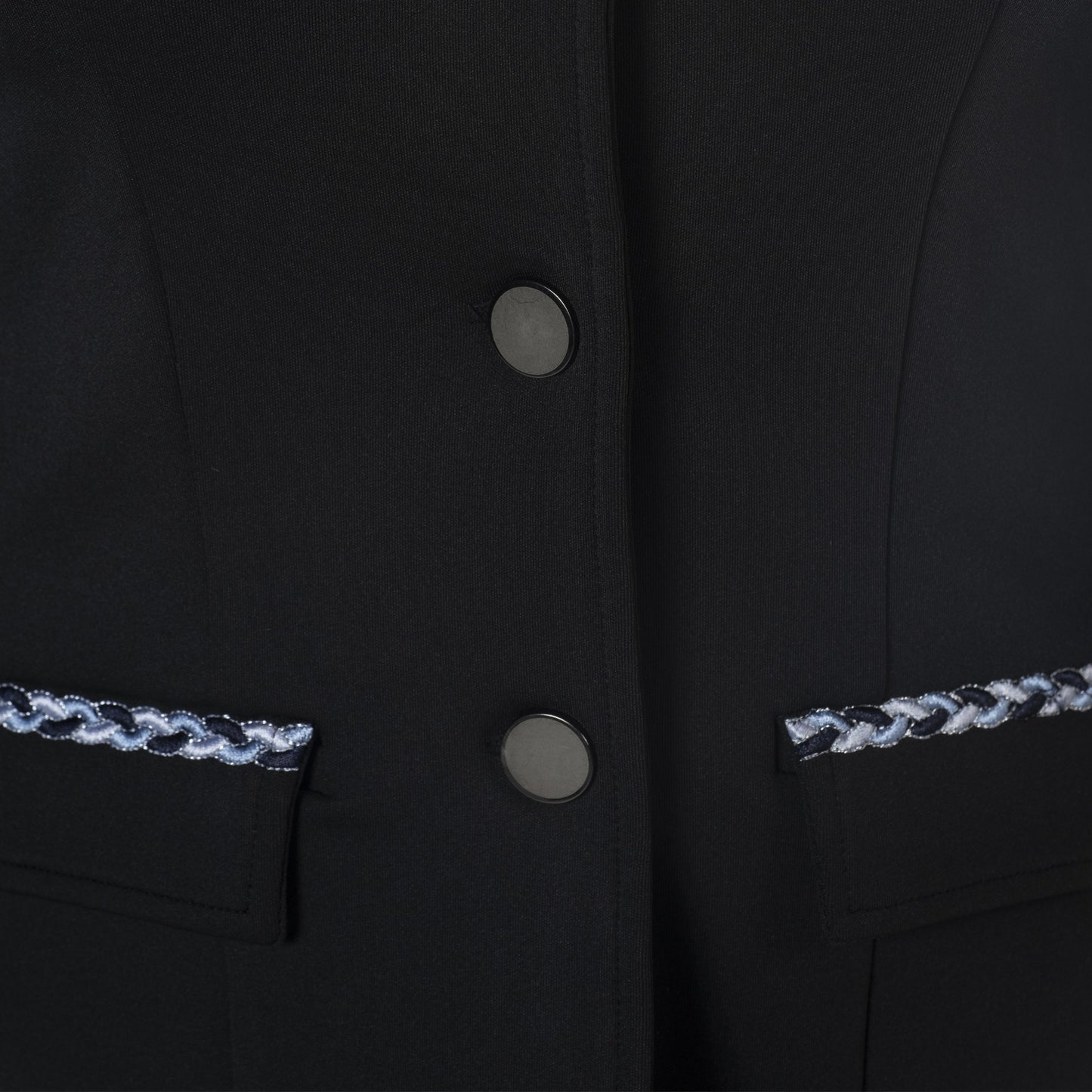 Veste concours femme Paloma noire et azur