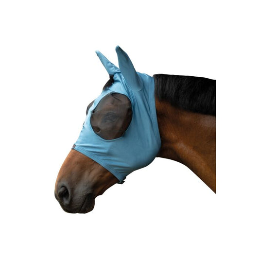 Masque anti-mouches elastic bleu gris