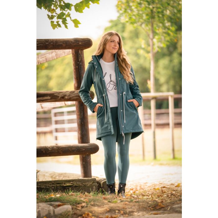 Veste imperméable Ohio pétrole