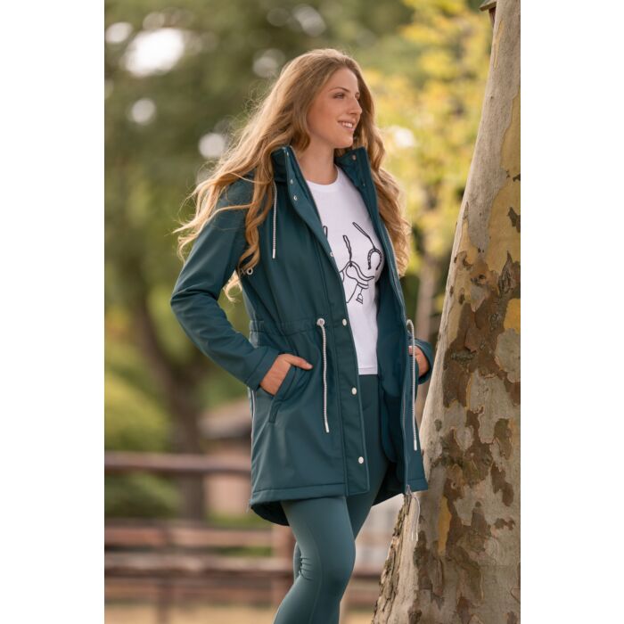 Veste imperméable Ohio pétrole