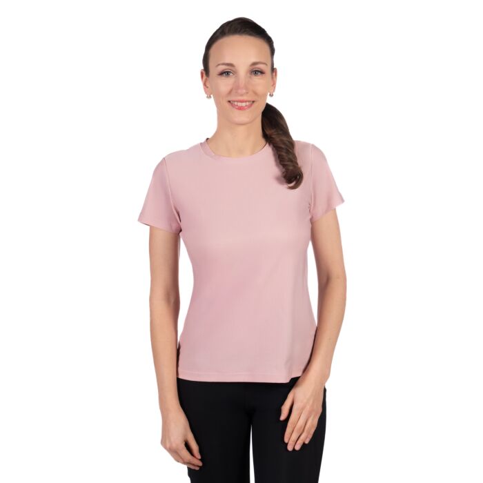 Tee-shirt sporty mesh rose