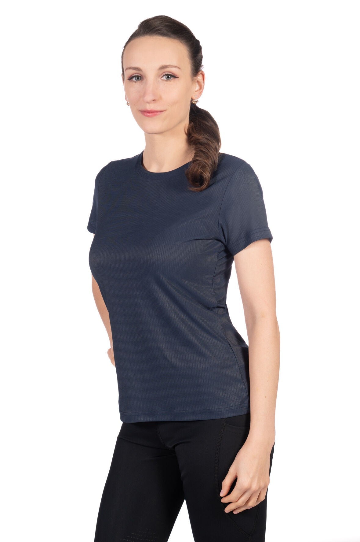 Tee-shirt sporty mesh marine
