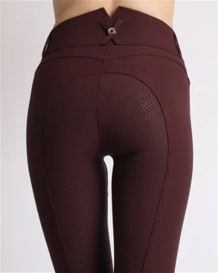 Pantalon Megan taille haute plum